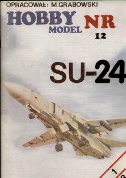 sowjet. Abriegelungsflugzeug Suchoj SU-24 Fencer 1:33 übersetzt REPRINT