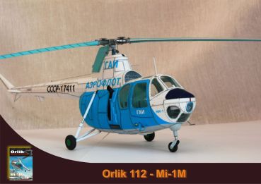 sowjetischer Hubschrauber Mil Mi-1M (NATO-Codename Hare) 1:33 präzise