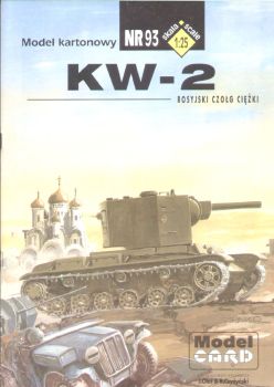 sowjetischer Schwerpanzer KW-2 der Roten Armee 1:25