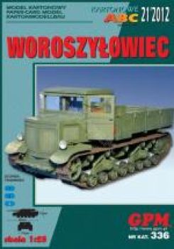 sowjetischer schwerer Artillerie-Schlepper Woroszylowiec 1:25