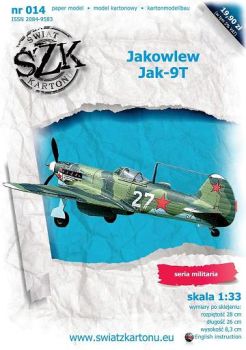 sowjetisches Jagdflugzeug Jakowlew Jak-9T 1:33