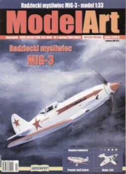 sowjetisches Jagdflugzeug Mig-3 1:33 übersetzt