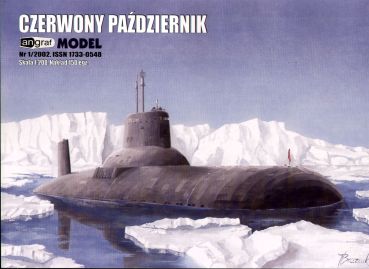 sowjetisches U-Boot Typhoon-Class "Roter Oktober" 1:200 übersetzt