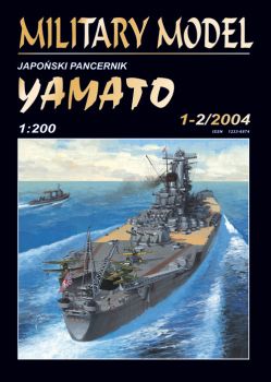 Superpanzerschiff IJN Yamato 1:200 übersetzt! Länge: 132cm!