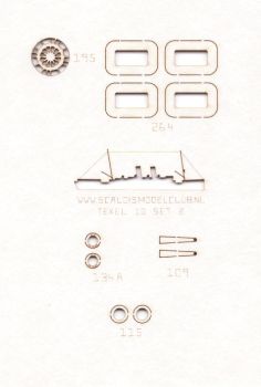 Lasercut-Detailsatz für Feuerschiff TEXEL Nr.10 1:150 (Scaldis)