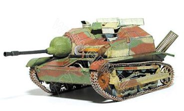 Tankette TKS (2 Versionen oder Wehrmacht-Schlepper, 1939) 1:25