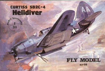 trägergestützter Bomber Curtiss SB2C-4 Helldiver 1:33 Fly Model Nr. 3