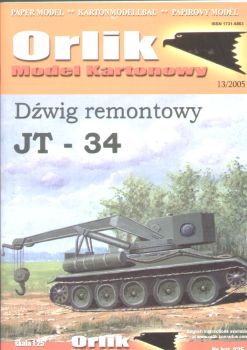 tschechischer Bergepanzer JT-34 (1950er) 1:25 Erstausgabe, übersetzt