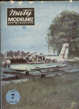 tschechischer Schul- und Trainingsflugzeug Zlin 42-M 1:33