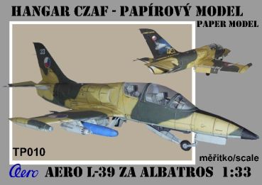 tschechisches leichtes Erdkampfflugzeug Aero L-39 ZA Albatros 1:33 inkl. Kanzel