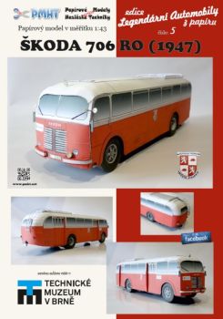 tschechoslowakischer Bus Skoda 706 RO (1947) 1:43