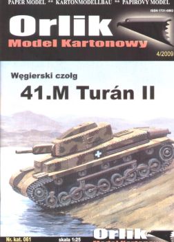 ungarischer Panzer 41.M Turan II (ungarische Armee 1942) 1:25