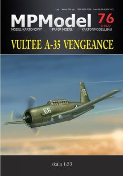 US-amerikanischer Sturzkampfbomber Vultee A-35A-VN Vengeance der USAAF 133 gealterte Farbgebung