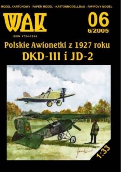 *zwei Leichtflugzeuge aus dem Jahr 1927: DKD-III & JD-2