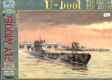 zwei U-Boote: VIIC/44 und IXC/40 1:100 Erstausgabe