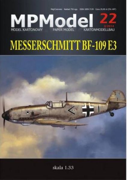 Messerschmitt Bf-109 E3 (Werner Mölders, Mai 1941) 1:33