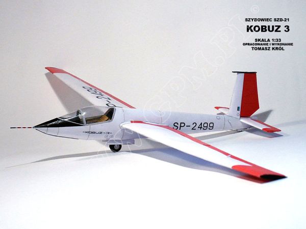 Kunstflug-Segelflugzeug SZD-21 Kobuz 3 1:33