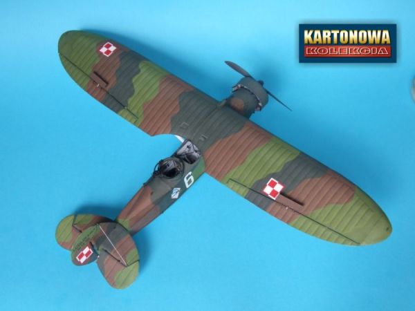Aufklärungs-, Verbindungs- und Trainingsflugzeug LUBLIN R-XIIID (1938) 1:33 präzise