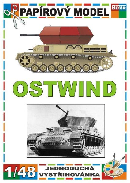 Flakpanzer IV Ostwind 1:48 einfach