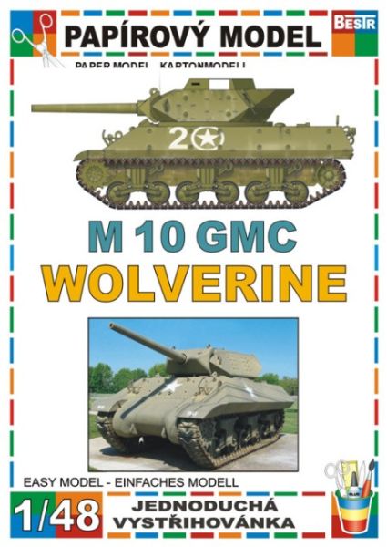 Panzerjäger M10 GMC Wolverine 1:48 einfach