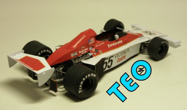 Formel 1.-Bolid Parnelli Ford VPJ04 (#55, Grand Prix USA 1974) 1:24 präzise