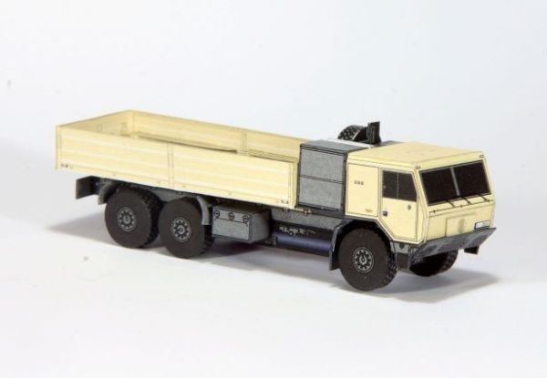 Lkw-Pritschenwagen Tatra Force T815-7 MOR31 6x6.1R mit medizinischem Container 1:100 einfach