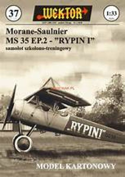 Schulflugzeug Morane-Saulnier MS 35R EP2 „Rypin I“ 1:33 extrem²