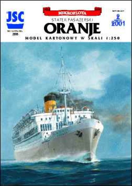 holländisches Fahrgastschiff MS Oranje (1939-1964) 1:250 (JSC-Ausgabe)
