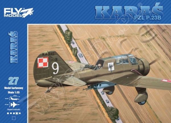 2x PZL P-23B Karas (polnische und rumänische) 1:33 inkl. 2 Spantensätze, übersetzt