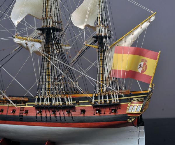 spanische 34-Kanonen-Fregatte Santa Leocadia (1777) 1:96