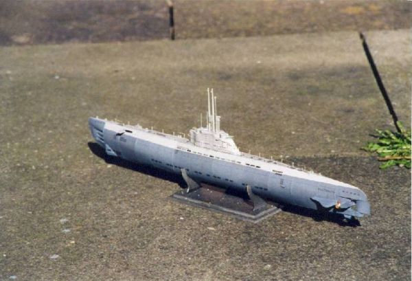 U-Boot des Typs XXI U-2536 1:200 präzise! übersetzt
