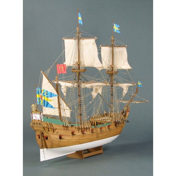 Laser Cardboard Kit Pinaßschiff Papegojan (1777) 1:72