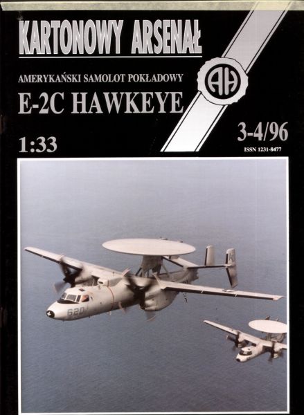 AWACS-Flugzeug Grumman E-2C Hawkeye 1:33 übersetzt