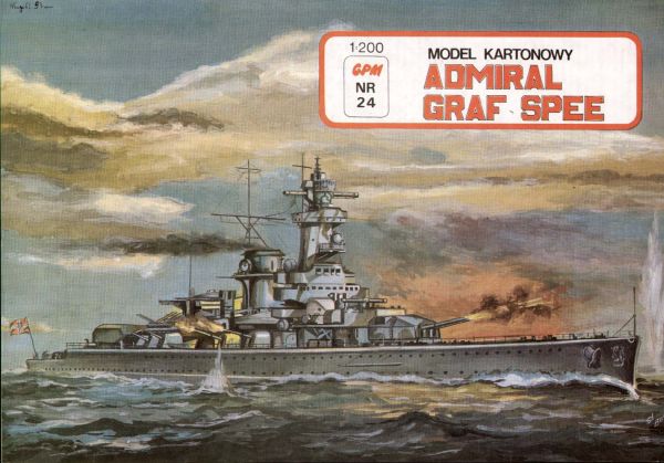 Admiral Graf Spee 1:200 (GPM 024, Originalausgabe) übersetzt