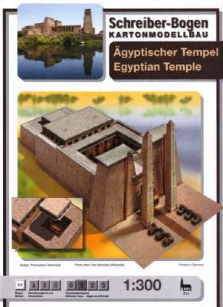 Ägyptischer Tempel 1:300 deutsche Anleitung
