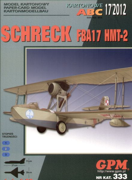 Amphibienflugzeug Schreck FBA 17 (1928) 1:33 inkl. Lasercut