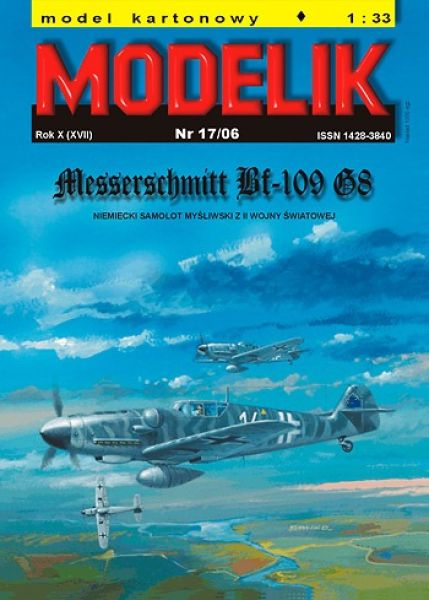 Aufklärer Messerschmitt Me-109 G8 1:33 Offsetdruck