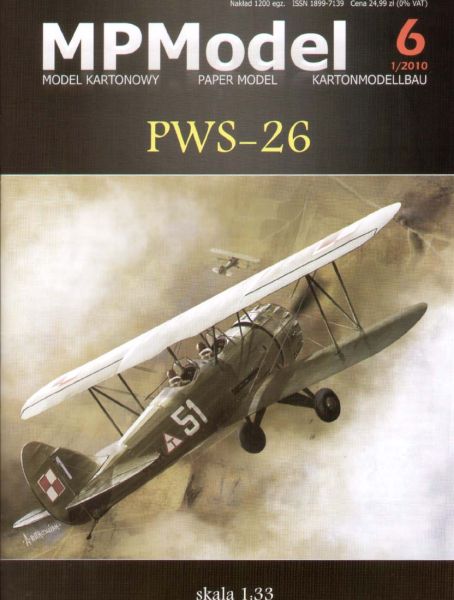 Aufklärungs- und Verbindungsflugzeug PWS-26 (1936) 1:33