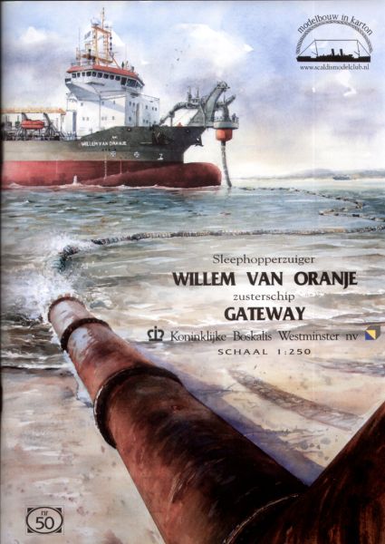 Baggerschiff Willem van Oranje (oder Gateway) 1:250 übersetzt