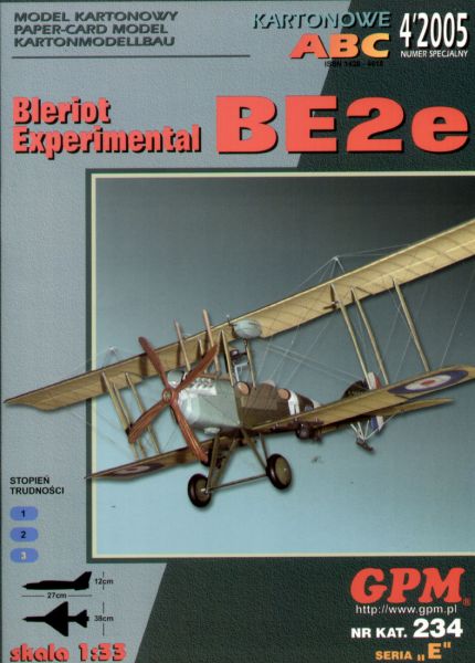 Bleriot Experimental Be-2e (1917) 1:33 übersetzt