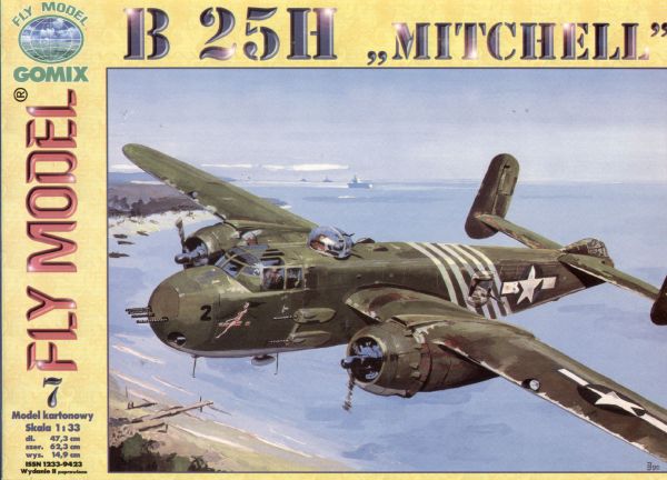 Bombenflugzeug North American B-25H Mitchell 1:33 (2.Ausgabe)