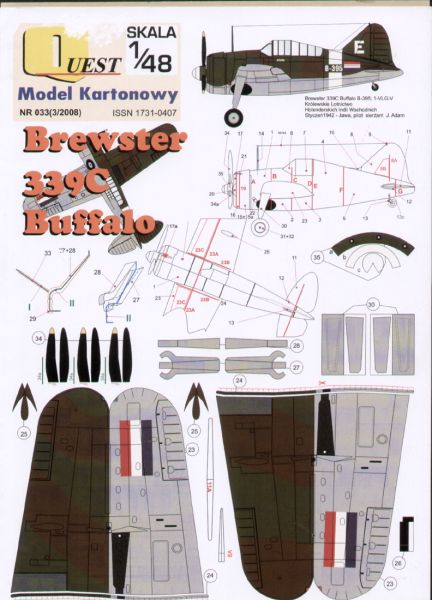 Brewster 339C Buffalo B-395 1:48
