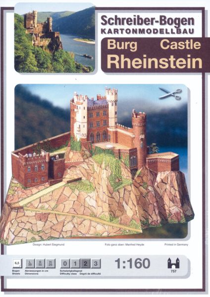 Burg Rheinstein 1:160 (N) deutsche Anleitung, Ausgabe 2016