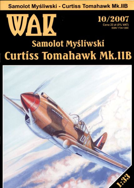 Curtiss P-40C Tomahawk Mk.IIB der Royal Air Force 1:33