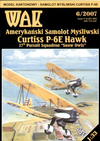 Curtiss P-6E Hawk (17th Sq., 1st Pursuit Group "Snow Owls") 1:33