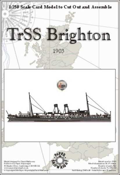 Dampf-Fährschiff TrSS Brighton (1903) 1:250
