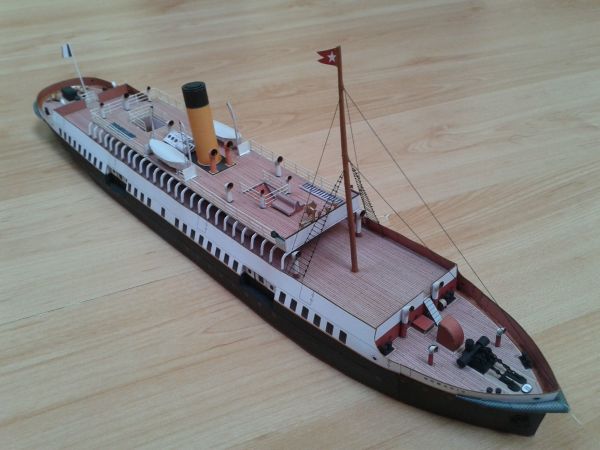 Dampfer ss Nomadic (1911) -der Titanic-Zubringer 1:200 übersetzt