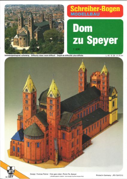 Dom zu Speyer 1:300 deutsche Anleitung (72417)