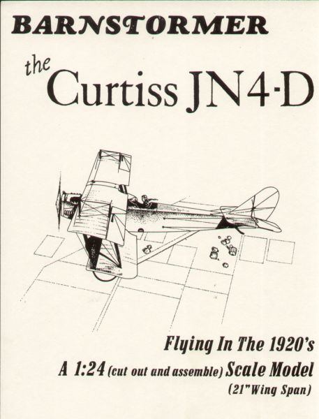 Doppeldecker Curtiss JN4-D Jenny 1:24