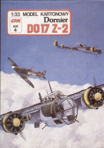 Dornier Do-17 Z-2 1:33 (Originalauflage GPM 004) übersetzt
